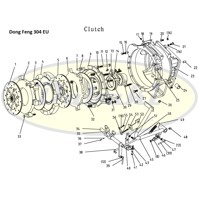 300.21C.104 Přítlačná deska (Fixed pressure plate, clutch) Dong Feng (č.4/4)