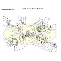 304.31.234 Ramínko řízení (Power steering cylinder bracket) Dong Feng (č.78/45)