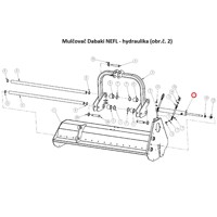 2 - 4 - hydraulická pístnice posunu NEFL (hydraulika)
