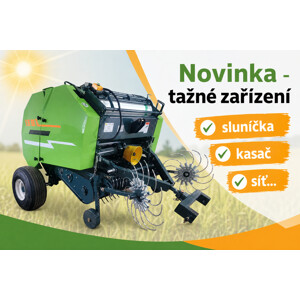 Mini lis na kulaté balíky - balíkovač - Gordon - Spider 1070 FN (sluníčka, taž...