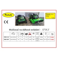 Mulčovač na dálkové ovládání