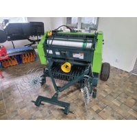 Mini lis na kulaté balíky - balíkovač - Gordon - Spider 1070 FN (sluníčka, tažné zařízení, kasač, síť) - vč. dopravy