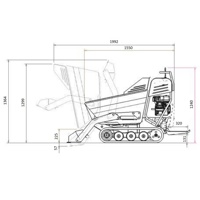 Minidumper s hydropojezdem